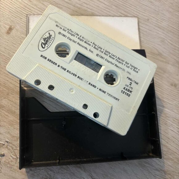 Vintage Bob Seger & The Silver Bullet Band, Nine Tonight Cassette Tape - Picture 6 of 6